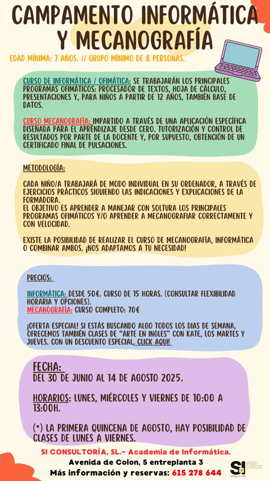 Programa curso mecanografía